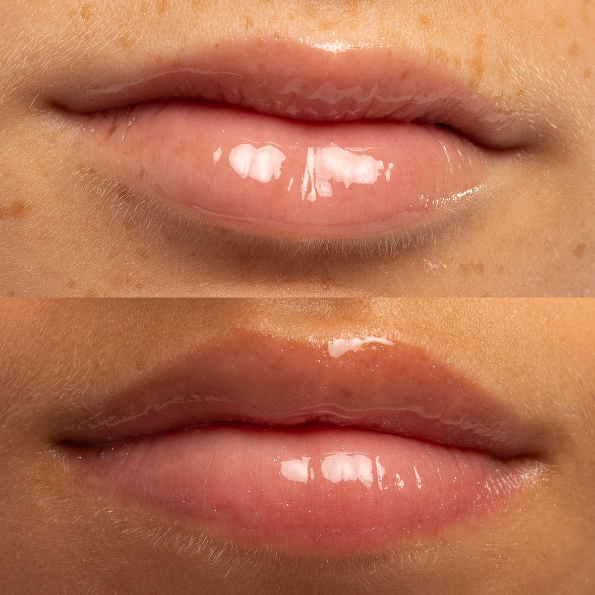 Doudou Lips in Rose comparison on models