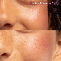 Bonbon Cheeks in Poppy on models