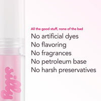 All the good stuff, none of the bad. No artificial dyes. No flavoring. No fragrances. No petroleum base. No harsh preservatives.