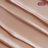 Silly Unicorn Chouchou Eyes swatch in Goldie, warm gold shimmer texture